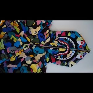 Authentic Multicamo Bape Hoodie S